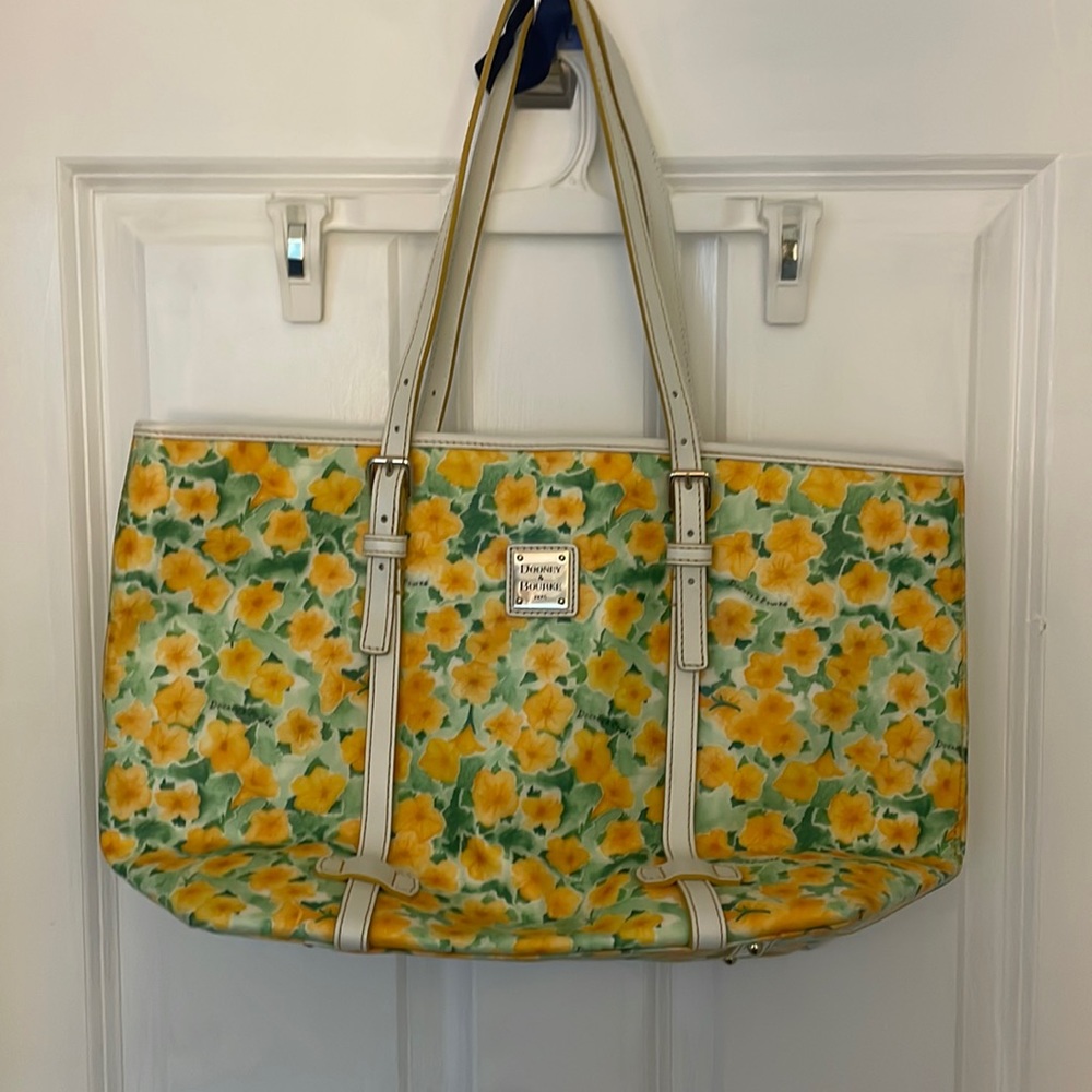 Dooney and burke bag. Flowers